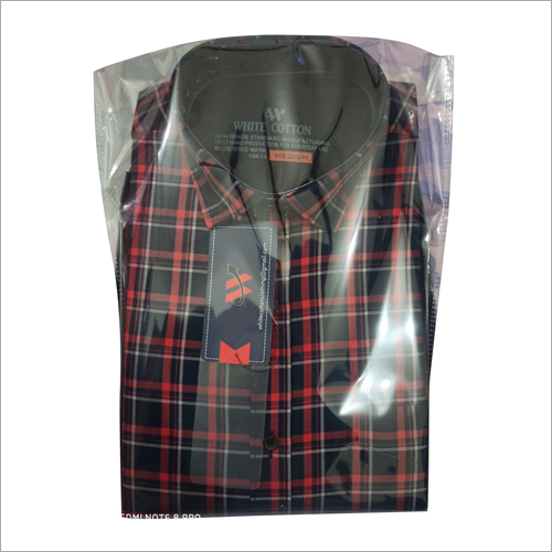 Checked Shirt - Cotton, L/XL/XXL, Black-Red | Full Sleeves, Washable, Quick Dry, No Fade, Dry Clean Safe, Ideal for All Seasons
