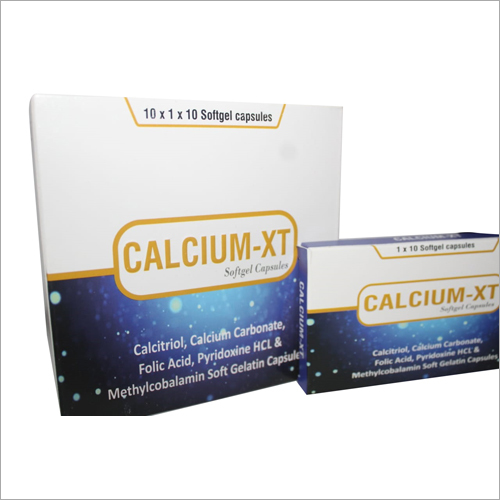 Calcitriol Calcium Carbonate Folic Acid, Pyridoxine HCL And Methylcobalamin Soft Gelatin Capsules By S & S PHARMACEUTICAL'S