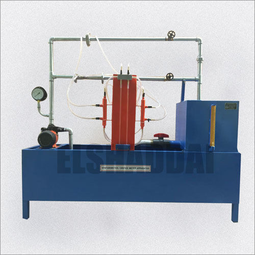 Flow Measurement By Venturimeter And Orificemeter Apparatus