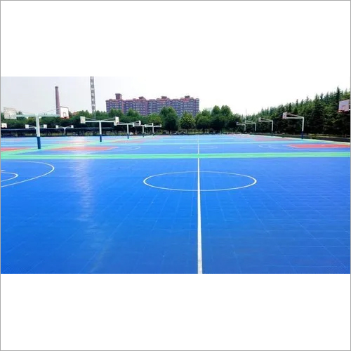 Outdoor Professional Basketball PP Interlocking Sports Floor