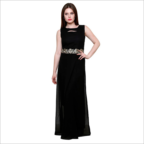 Dry Cleaning Black Party Ladies Dress