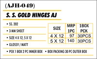 S.s. Aai Jee Gold Hinges