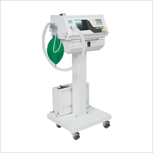 Max Respimax Plus Multipurpose Ventilator Machine - ABS Plastic, 30x40x50 cm | Breaths 1-60, Tidal Volume 30-1100 cc, Durable Design, Easy Operation, Versatile Modes