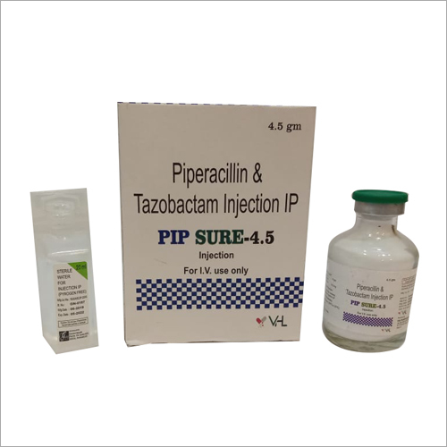4.5 gm Piperacillin and Tazobactam Injection IP