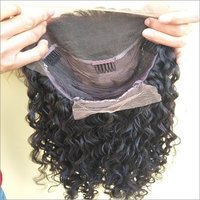 Women Natural Curly  Full Lace Human Hair Wig