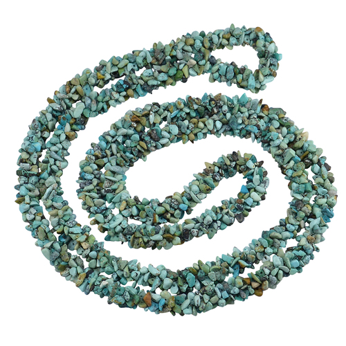 Turquoise Gemstone Chips Necklace PG-156067