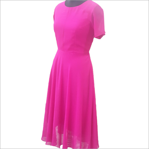 Ladies Round Neck Gown