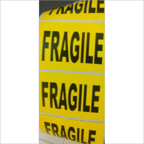 Polyester Fragile Printed Label