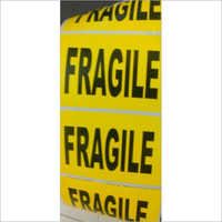 Polyester Fragile Printed Label
