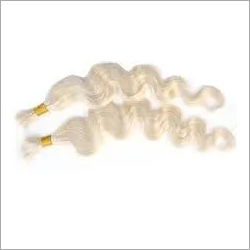 Bulk Wavy Blonde Remy Hair Application: Profesional
