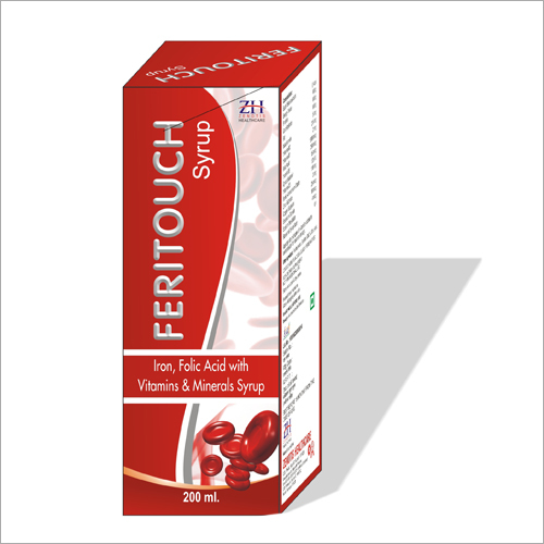Iron Folic Acid With Vitamins And Minerals Syrup Health Supplements