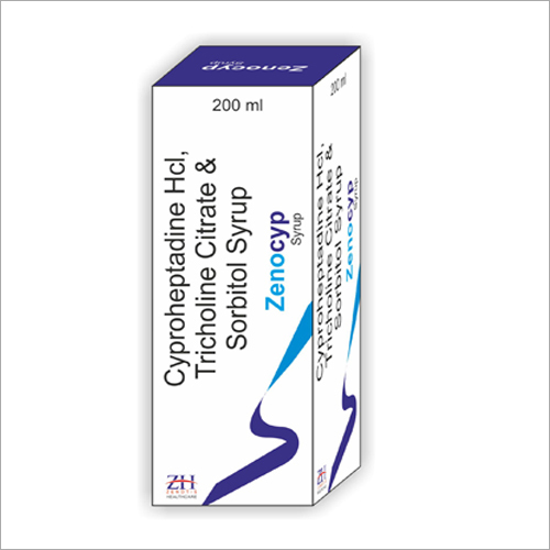 Cyproheptadine HCI Tricholine Citrate and Sorbitol Syrup