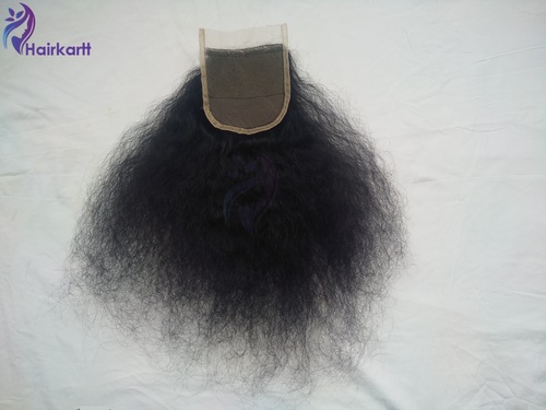 Hairkartt 4 X 4 Swiss Lace Closure Curly Application: Profesional