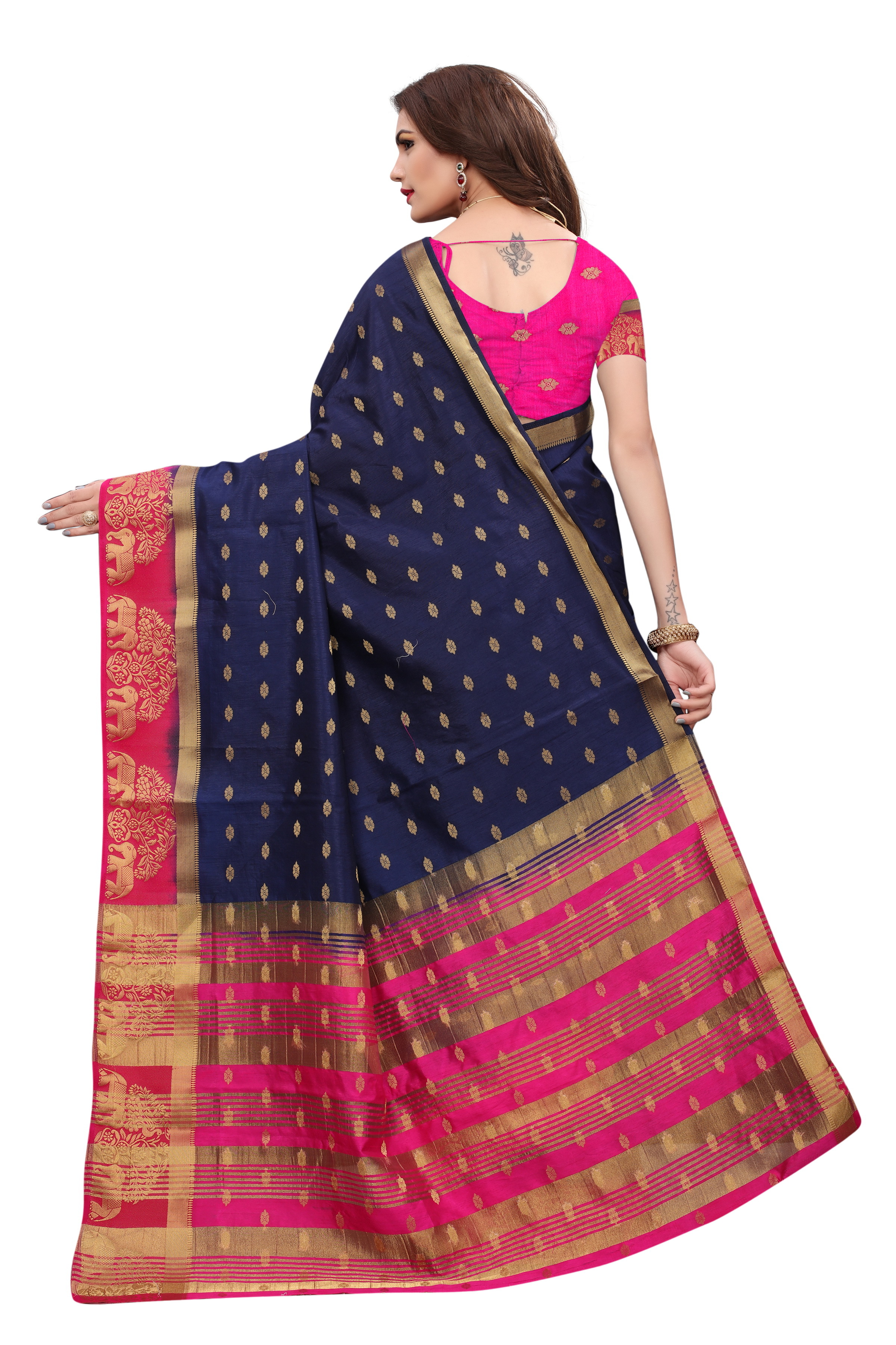 Pure Tusser Silk Saree