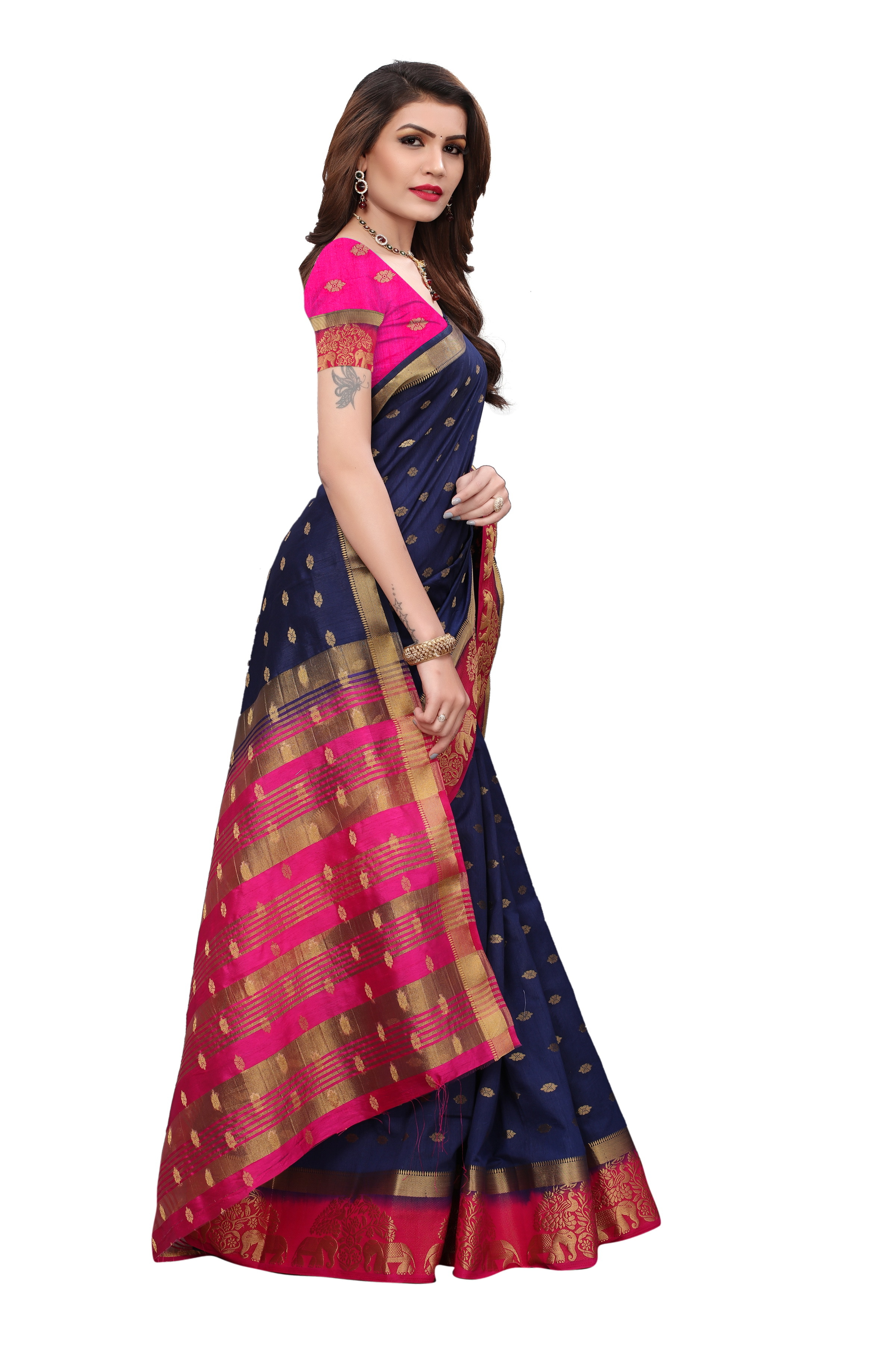 Pure Tusser Silk Saree