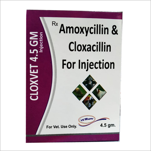 4.5 gm Amoxycillin And Cloxacillin For Injection