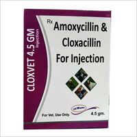 4.5 gm Amoxycillin And Cloxacillin For Injection