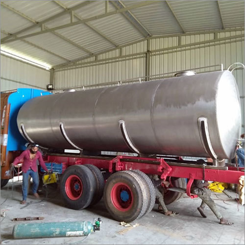 Stainless Steel Road Milk Tanker