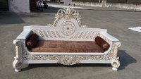 Wedding Sofa Set - Pure Wood Finish | Custom Color Options For Elegant Weddings