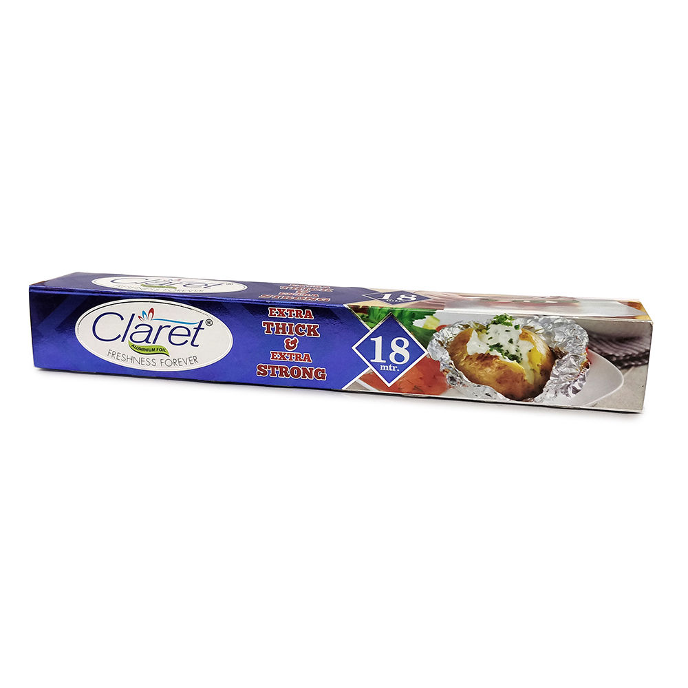 Claret 18 Mtr Food Grade Aluminium Foil Roll (Pack of 2)