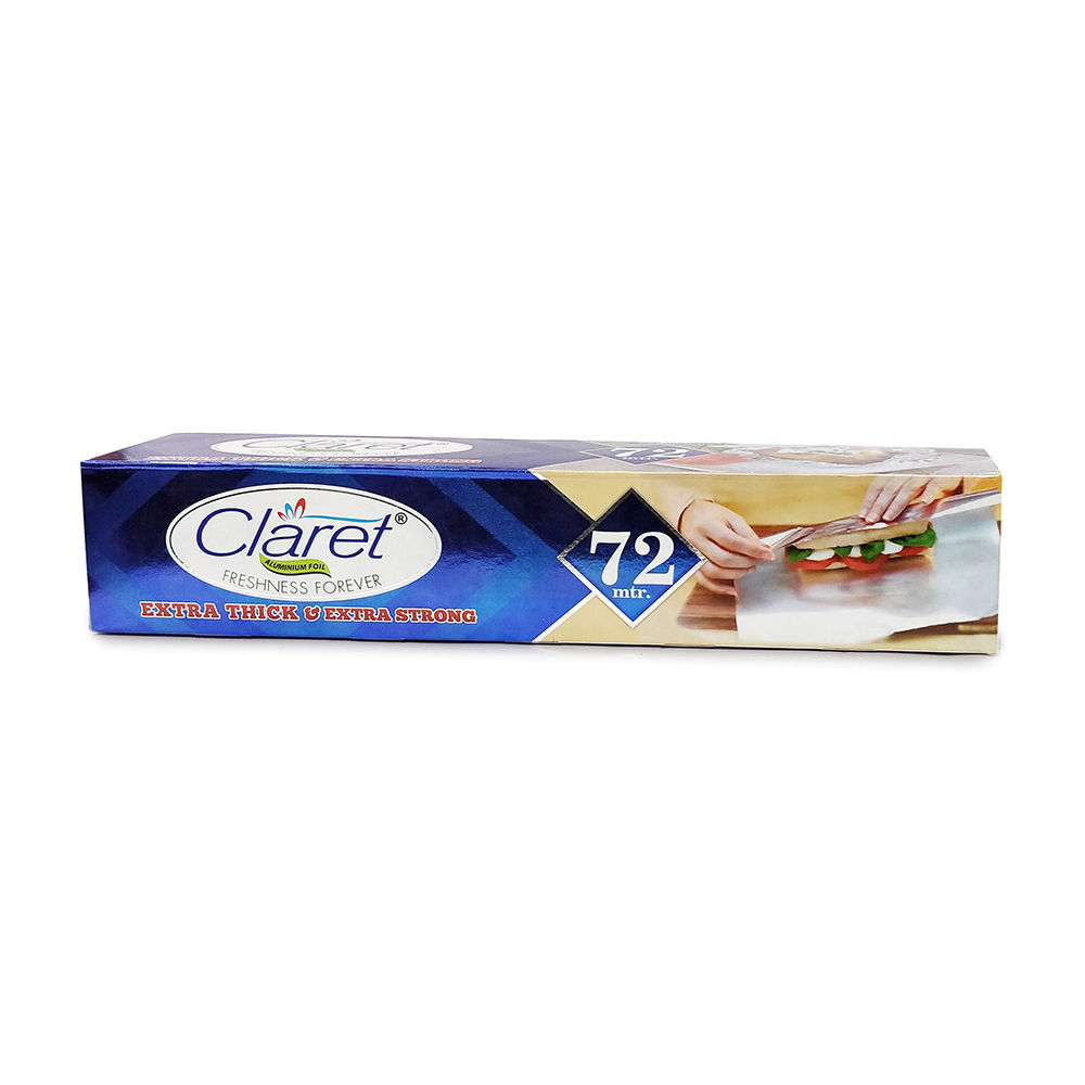Claret 72 Mtr Food Grade Aluminium Foil Roll (Pack of 2)