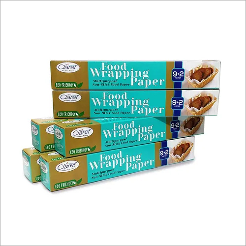 White Claret 9+2 Mtr Food Wrapping Parchment Butter Paper Wrap (Pack Of 6)