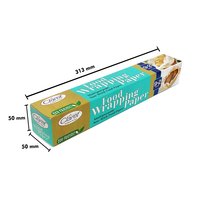Claret 9+2 Mtr Food Wrapping Parchment Butter Paper Wrap (Pack of 6)