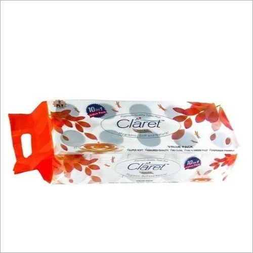 Claret Premium Quality Toilet Paper Roll (2 Ply) 10 In 1 Pack