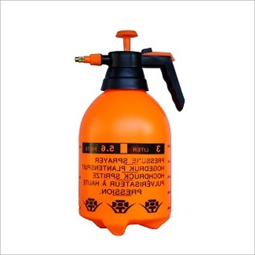 Orange 3 Ltr Garden Pressure Sprayer