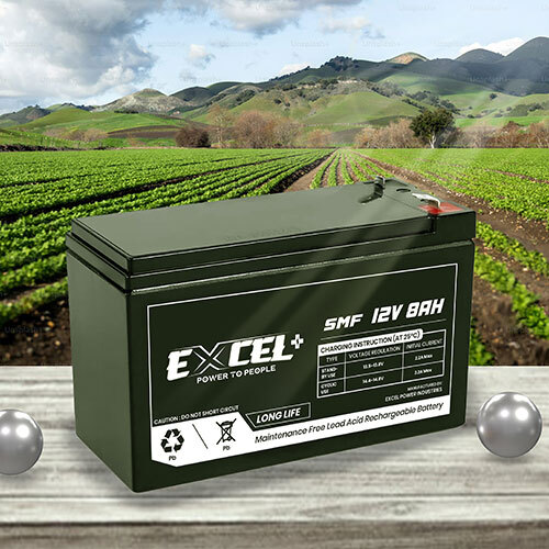 12V-8AH सोलर इन्वर्टर बैटरी