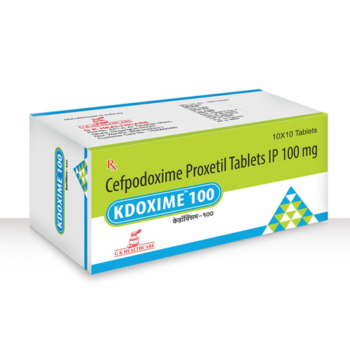 Cefpodoxime Proxetil Tablets IP 100 mg