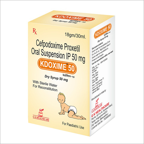 Cefpodoxime Proxetil Oral Suspension Ip