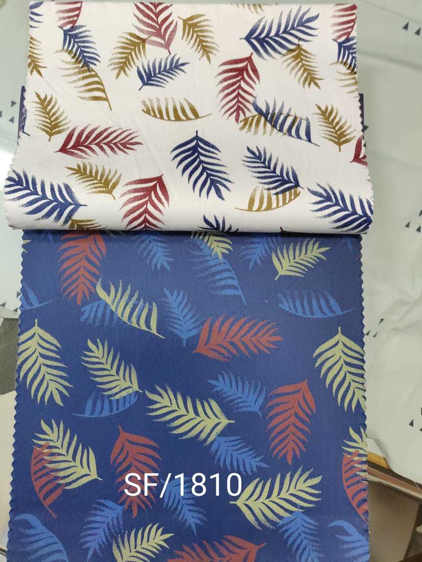 Satin Printed Shirting Fabric