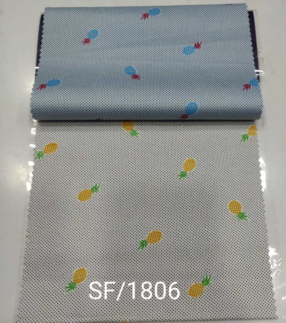 Satin Printed Shirting Fabric