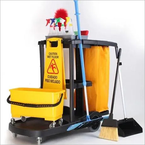Janitor Cart with Cover 1300 x 550 x 1000 mm