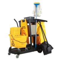 Janitor Cart with Cover 1300 x 550 x 1000 mm