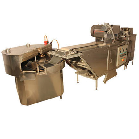 Fully Automatic Chapati Making Machine Rotary Wheel Mechanism Conveyor Pressing Type