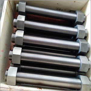 Stud Bolts - Hard Steel, Various Sizes Available | Corrosion Resistant, Polished Finish, Industrial Application