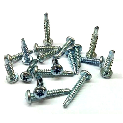 Pan Head Screws - MS | 6 x 35 mm, Silver Polished Finish, High Quality Construction