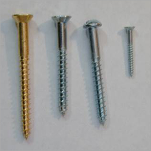 Wood Screws - MS, 8 x 75 mm | Polished Finish in Silver and Golden Colors, Versatile for Various Applications