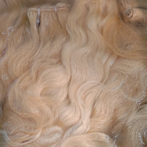 blonde hair