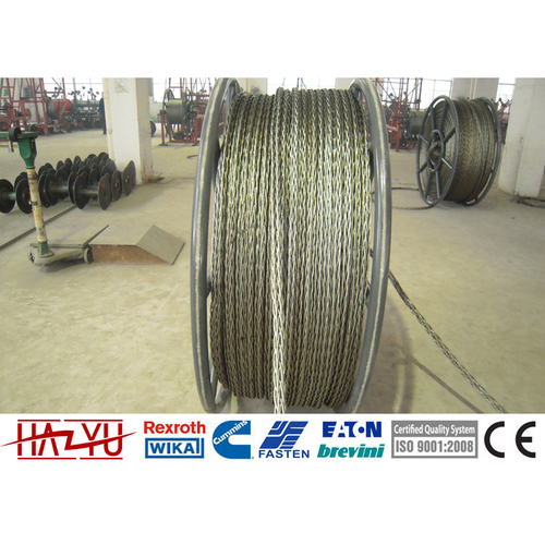 YL13-12x19W Galvanized Anti-twisting Braided Steel Pilot Wire Rope By Wuxi Hanyu Power Equipment Co., Ltd