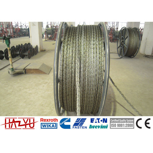 YL13-12x19W Galvanized Anti-twisting Braided Steel Pilot Wire Rope