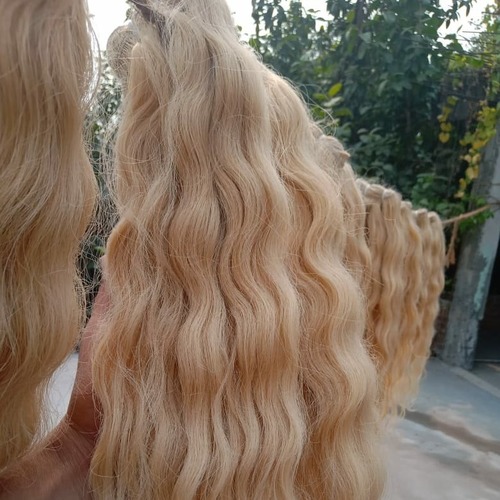 blonde hair