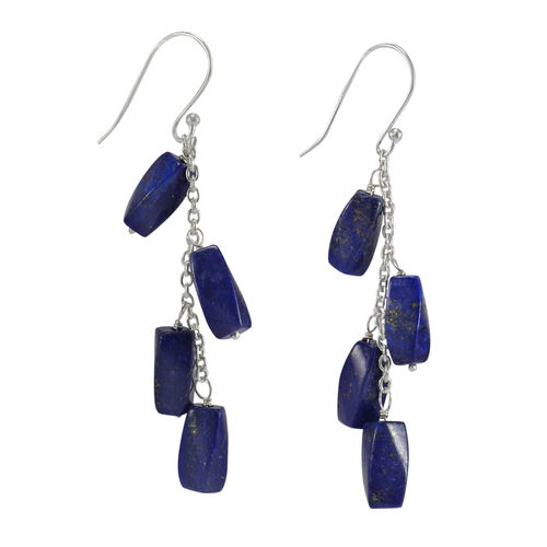 Lapis Lazuli Silver Earring Pg-156314 Gender: Women