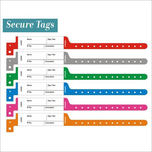 Hospital Patient ID Band - Polyester Material | Multiple Colors for Rapid Visual Recognition, Ideal for Laboratory and Hospital Use