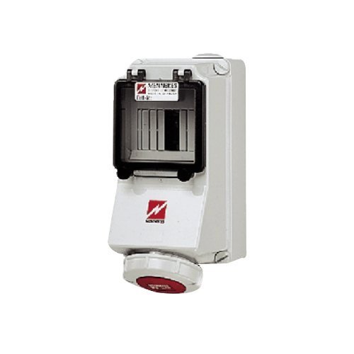 Mennekes 7132 IP67 32Amp 5Pin Wall Mounted Socket