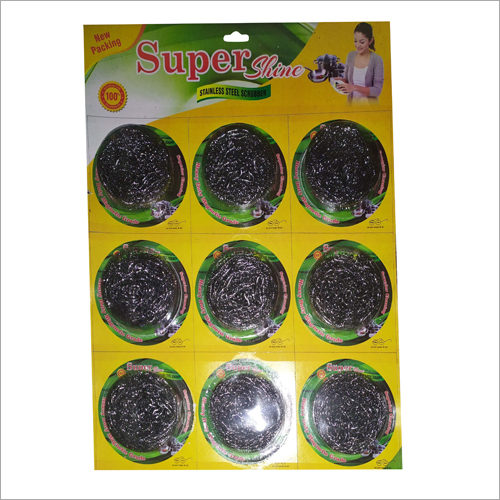 9 pcs Stainless Steel Scrubber - Stainless Steel Material, Effective Grease Removal for Kitchen Use | High Tensile Strength, Rust Resistant