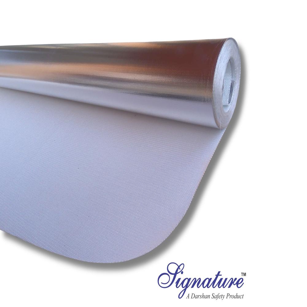 Signature Aluminium Coated Fiberglass Cloth - Application: Textile Machine        Boiler        Pipe Lines        Power Stations        Ships For Thermal Insulation        Fire Protection