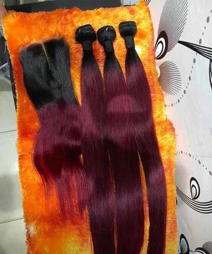 Coloured hair